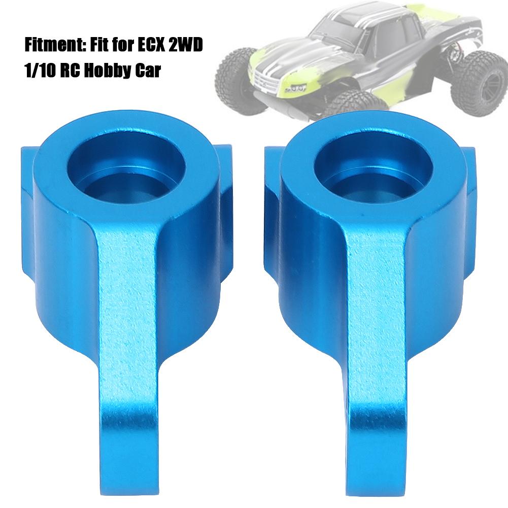 Aluminum Alloy Rear Hub Axle Carrier Replacement Fit for ECX 2WD 1 10 RC Hobby CarBlue