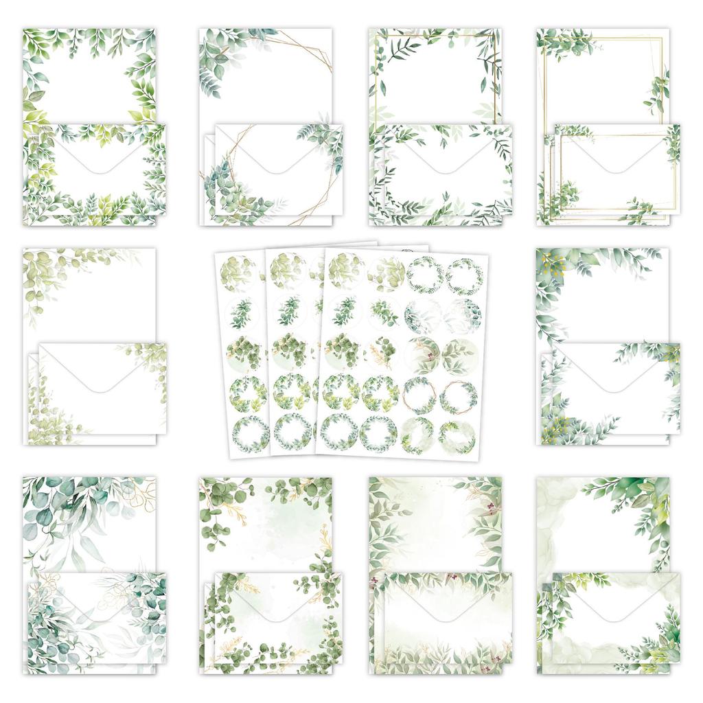 Set di Buste Regalo Letterarie Creative ad Acquerello da 160 Pezzi