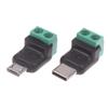 1/3 Stück USB-C-Adapter Stecker 2-Pin Lötfrei Elektrische Geräte Lötlose Steckverbinder für Industrielle Wissenschaftliche Reparatur Ladevorgang