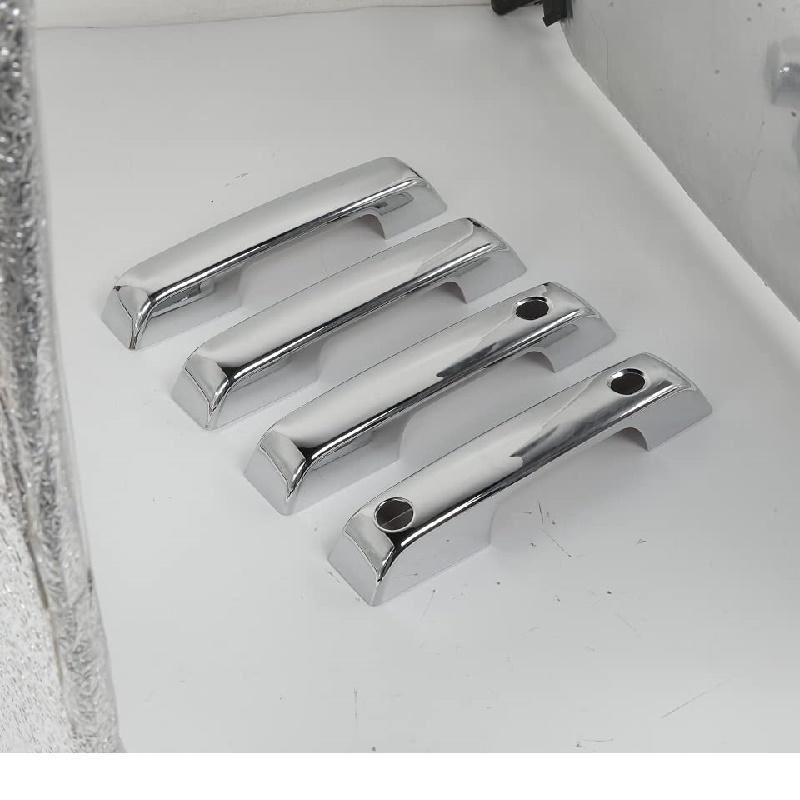 Car Door Handle Cover Trim For Ford F150   Black/Carbon Fiber/Chrome Car Styling Accessories