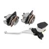 ATV Front Brake Caliper 1436‑423 Left Right Brake Calipers Cylinders Assembly Set Replacement for Arctic Cat 250 300