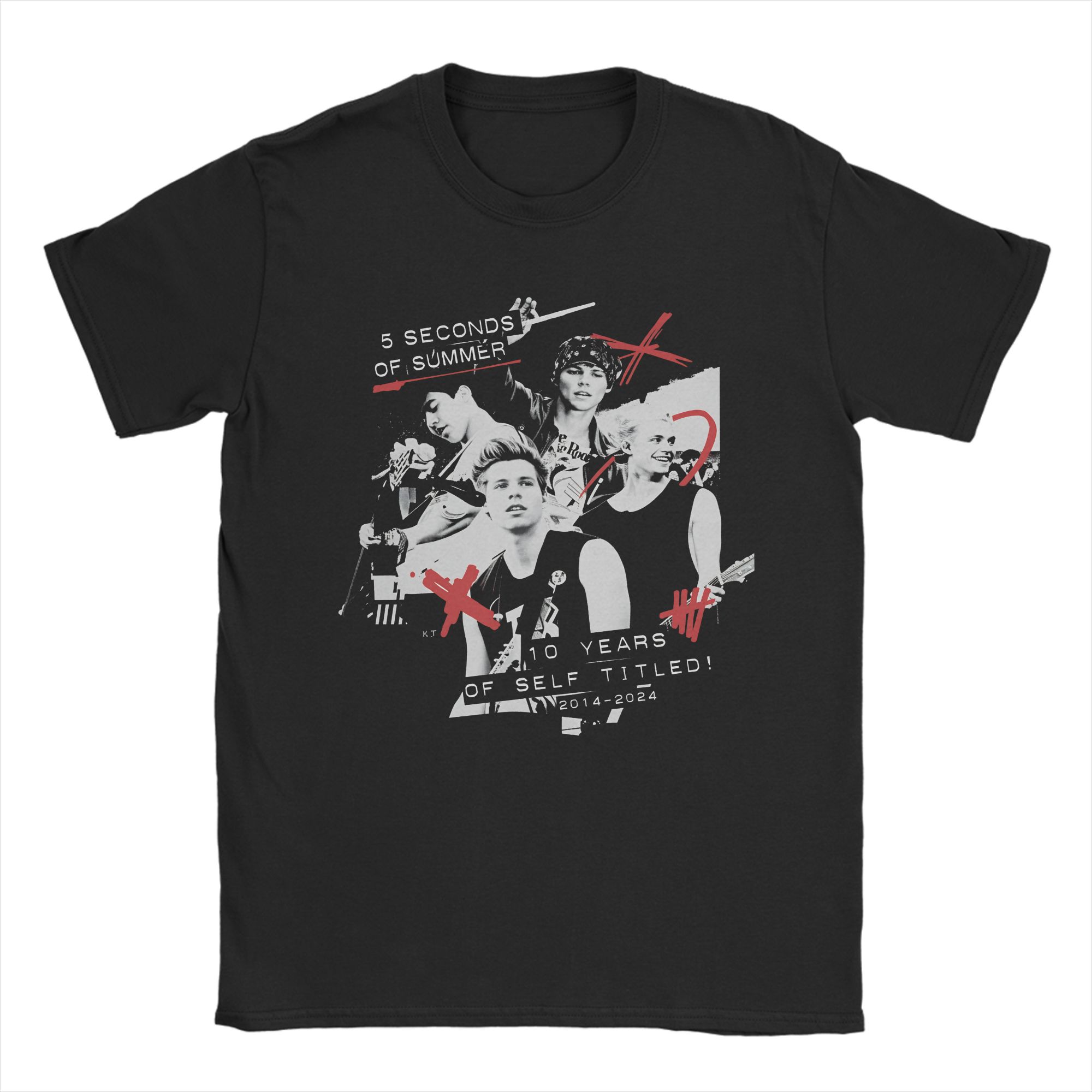

Men Women 5so EVERYONE S A STAR 5 Seconds of Summer T Shirt 100% Cotton Graphic Printing Tee Shirts Top Clothing S разноцветный
