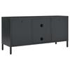 TV Cabinet Anthracite 105 x 35 x 52 cm Steel and Glass