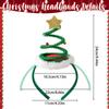 2Packs Christmas Headbands 3D Head Hat Headbands for Kids Women Men Christmas Parties Costume Accessories Xmas Holiday Party