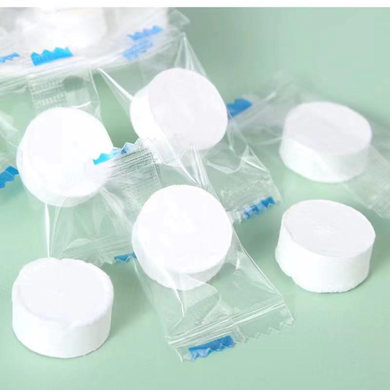 Lint-Free Disposable Compressed Cotton Face Towel - Thick, Portable, and Ideal for Travel or Hotel Use
