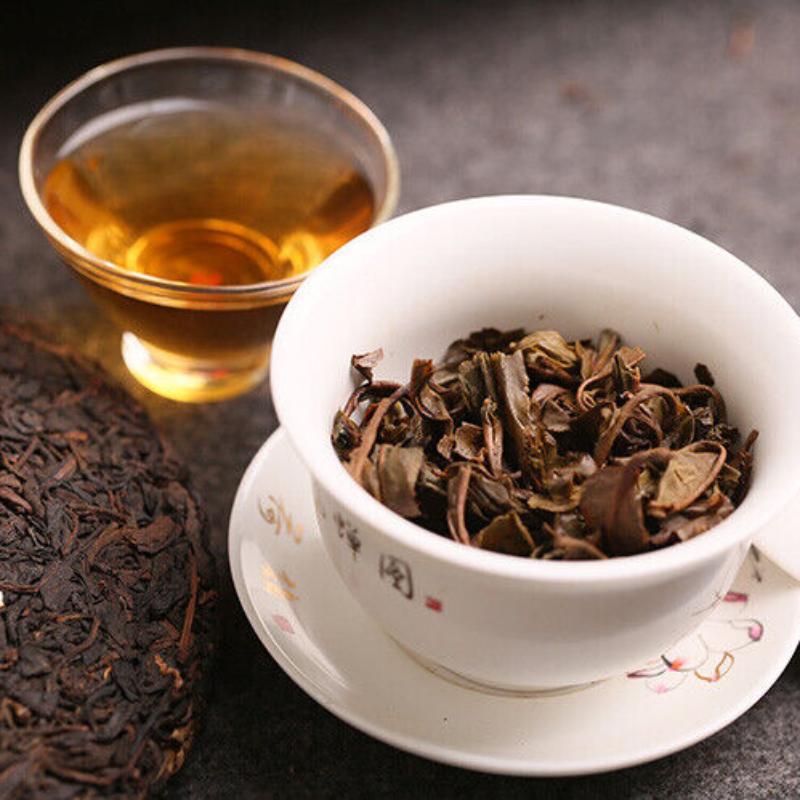 2003 Kong Ming Shan Lisovaný Qizi Cake of Yiwu Classic Tea Puerh Puer Raw 357g