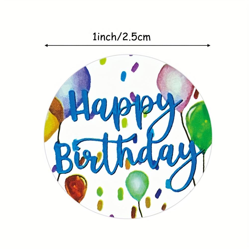 500 Stück Geburtstag Geschenk Dekoration Anhänger Happy Birthday Aufkleber Siegel Anhänger Geschenkpapier Scrap Aufkleber
