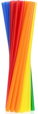 Reusable Plastic Straws Mix 200pcs