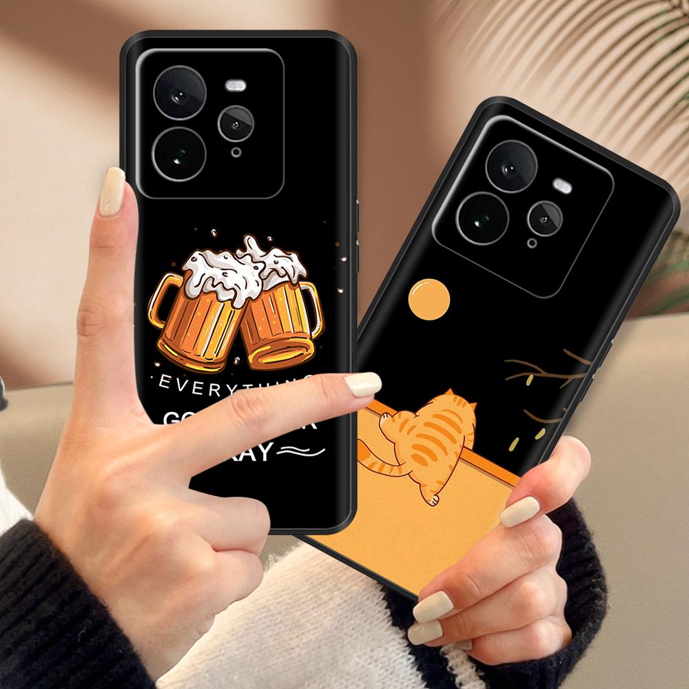 For Realme GT 7 Pro Case Cute Cartoon Painted Soft Silicone Protective Cases For Realme GT7 GT 7 Pro Back Cover Shockproof Shell