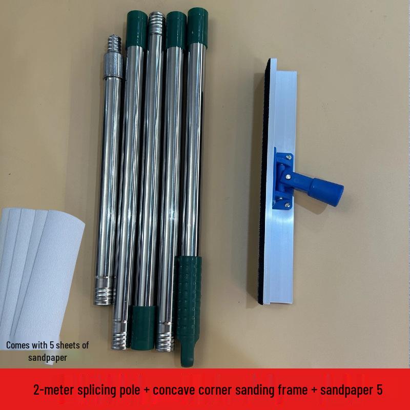 Ultra-Light 90° Triangular Self-Adhesive Sanding Block for Internal Corners