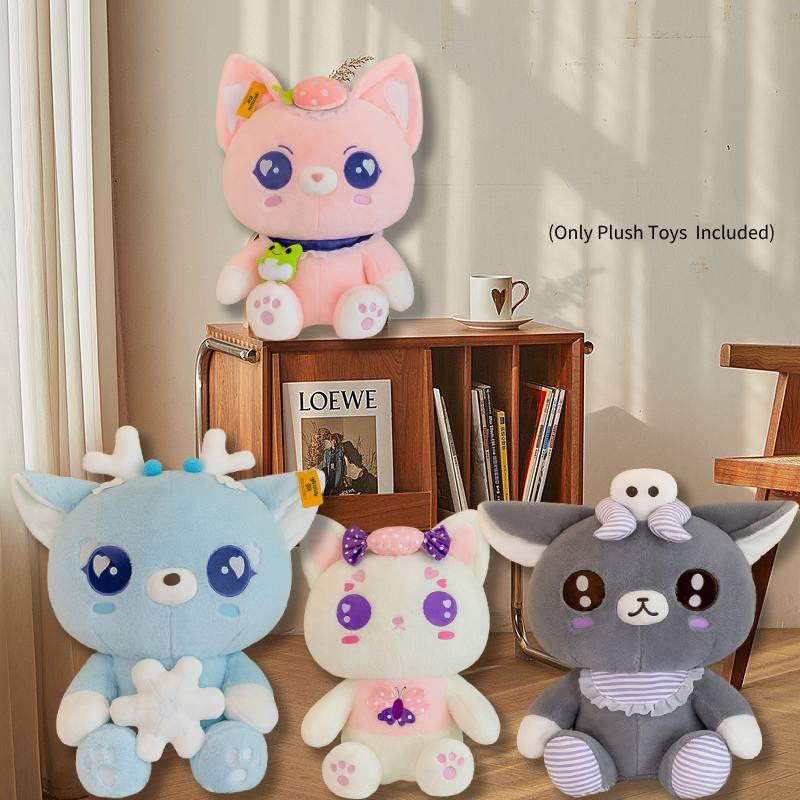 Cute Cartoon Plush Animal Doll For Girls With Soft Pp Cotton Filling