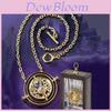 Colier Autentic Hermione Granger Time Turner cu Clepsidră Rotativă