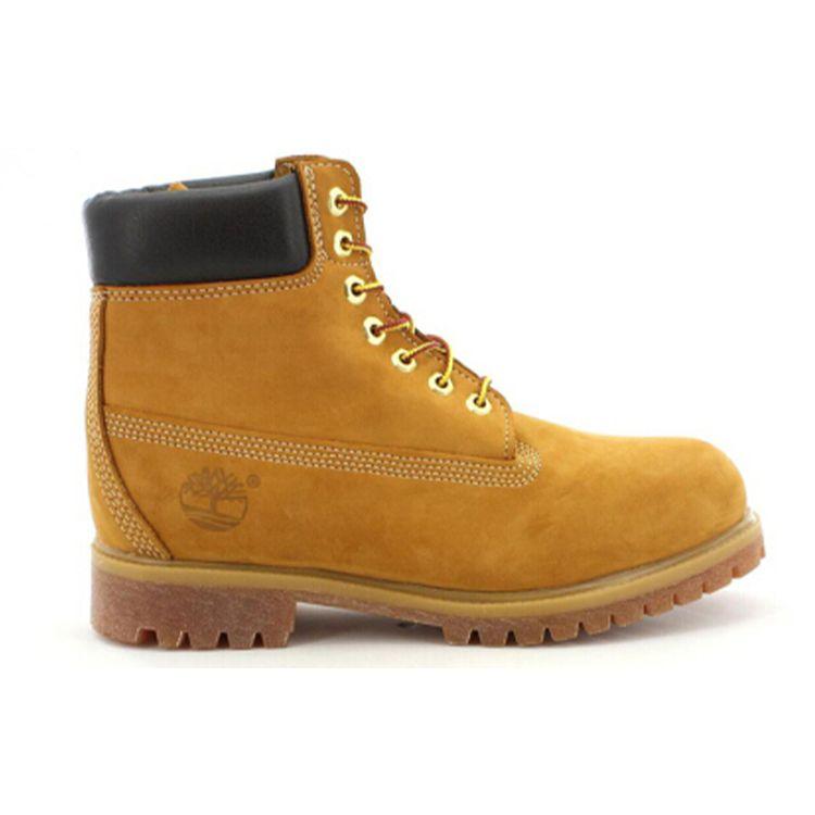 Timberland Premium Series Comfortable Versatile Short Outdoor Boots Men Boots Yellow 10061M