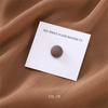 New 54color Matte Silk Scarf Hijab Magnet Brooch Strong Magnetic Buttons Round Shawl Dual-use Collar Clip Cufflinks