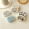 1Pc Cute Cartoon Puppy Contact Lens Partner Case with Mirror Tools Mini Portable Girl Color Cosmetic Contact Lenses Storage Box