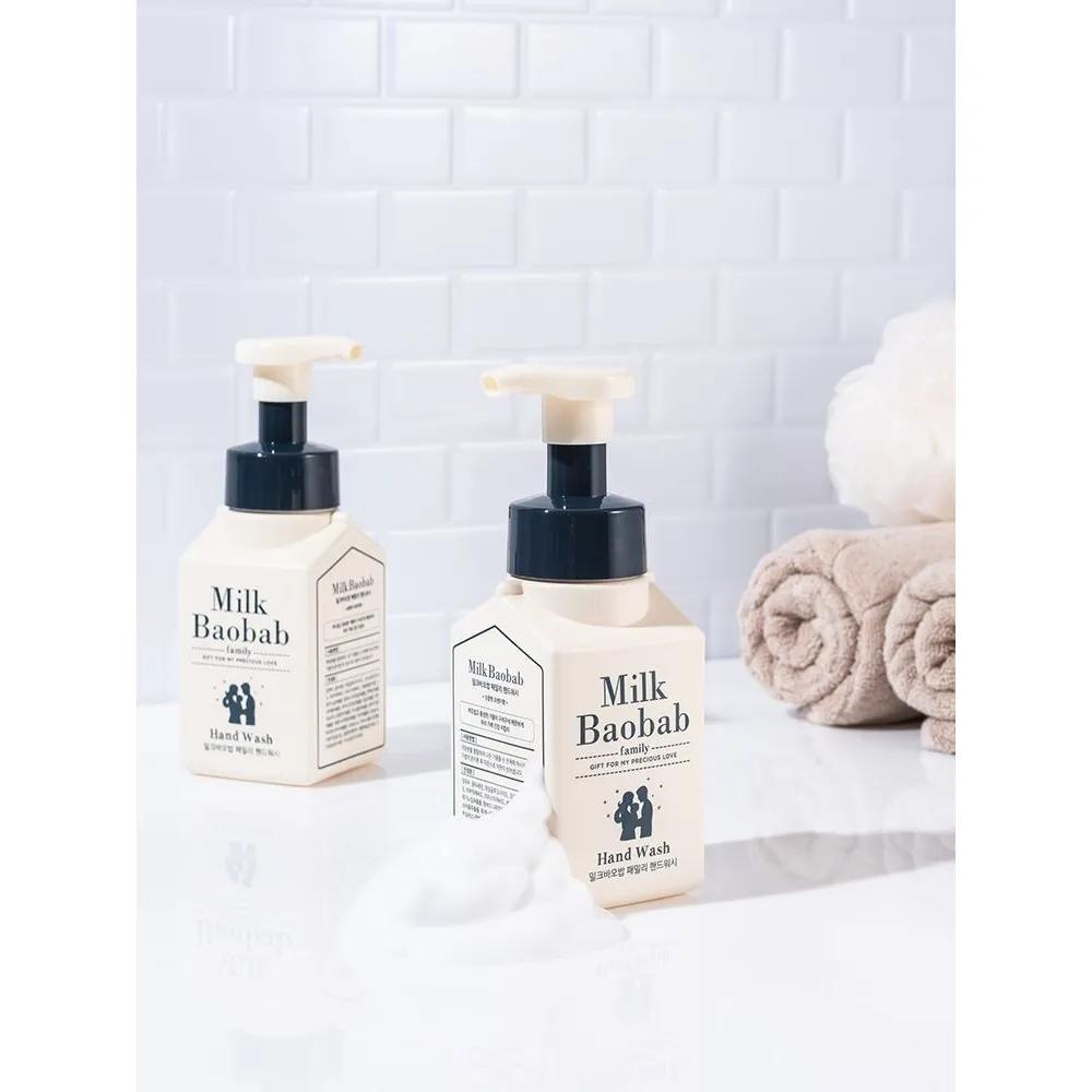 Milk Baobab Family Hand Wash 300ml Main Bottle + 4 250ml Refills / Baby Hand Sanitizer