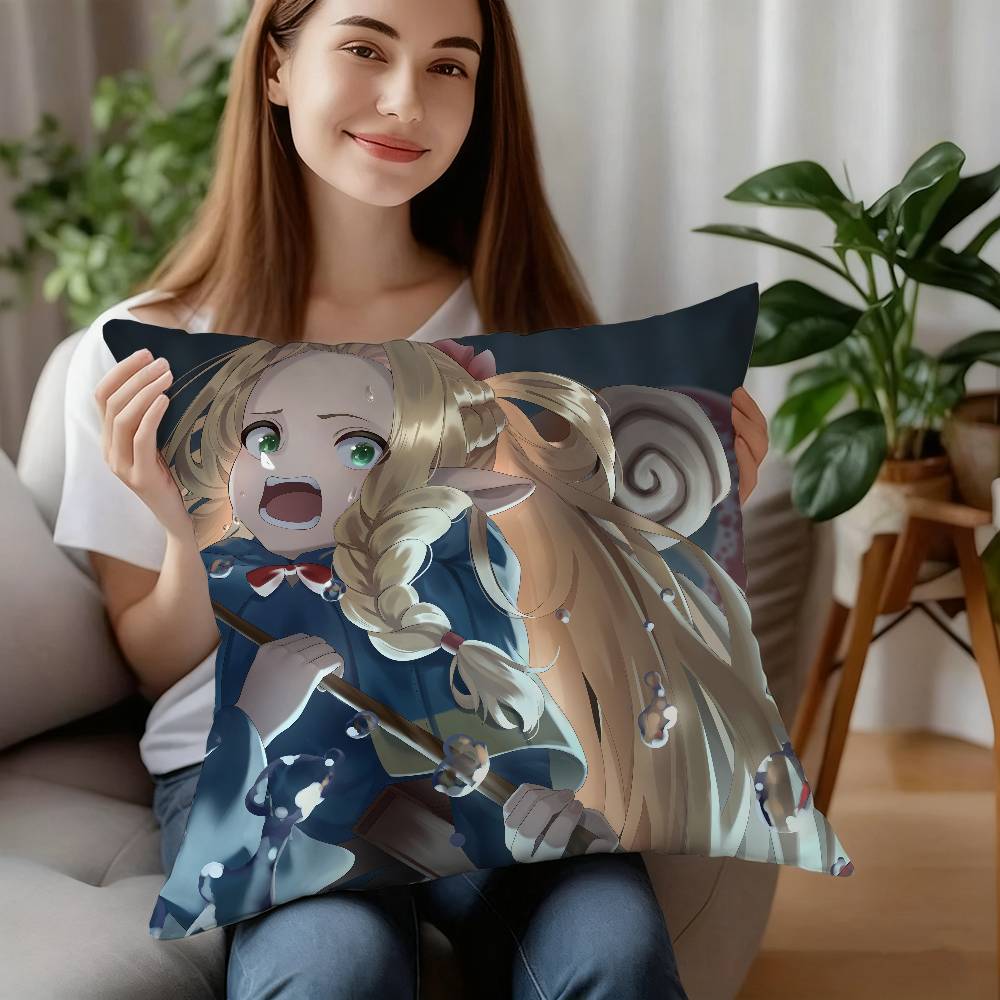 Anime M-Marcille Donato Kissenbezug Sofa Dekoration Zuhause Beidseitiger Druck Kurzer Plüsch Kissen Kissenbezug Weihnachtsgeschenk