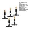 Three-Way Atomizing Nozzle Set Brass Misting Nozzles with Drip Irrigation Connector Adjustable Drip Irrigation Mister Set for Garden Patio Greenhouse