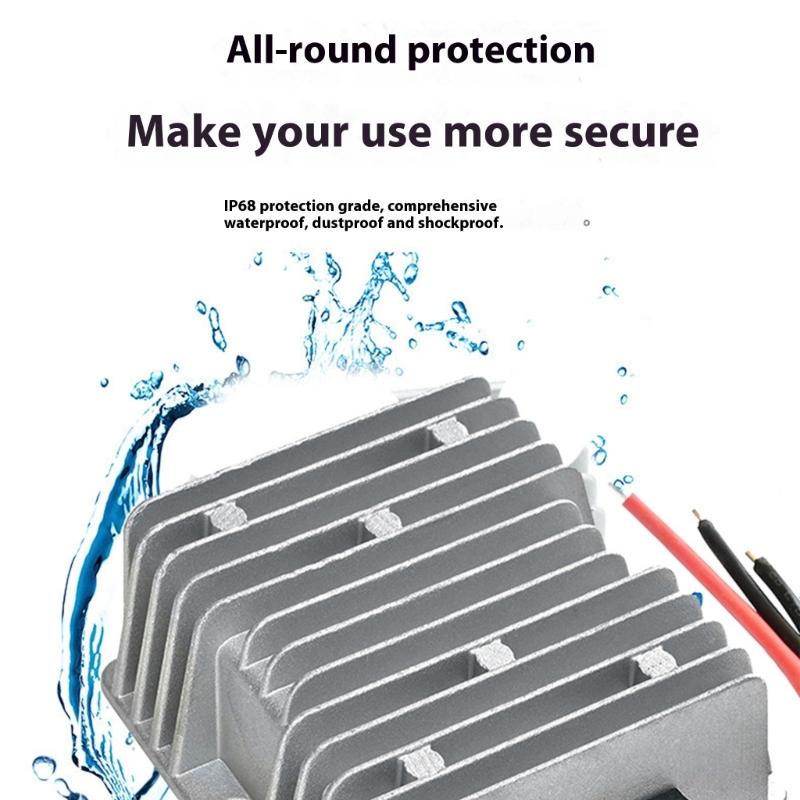DC12V To 24V 5A 120W Boost Converter Voltages Regulator Waterproof Shockproof Design For Automotive Outdoor Application