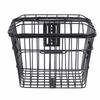 Electric Bike Basket Metal Bike Rear Storage Basket Large Capacity Cycling Basket with Lid for Bags Food Vegetable
