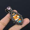 Spiny Oyster Handmade Gemstone Pendant, 999 Copper Wire Wrapped Pendant Designer Jewelry, For Anniversary Gift