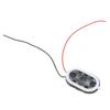 Pack of 2pcs Portable Speaker Mini Audio 2415 8ohm 1W Loudspeaker with Cable Black for Notebook DIY Modification