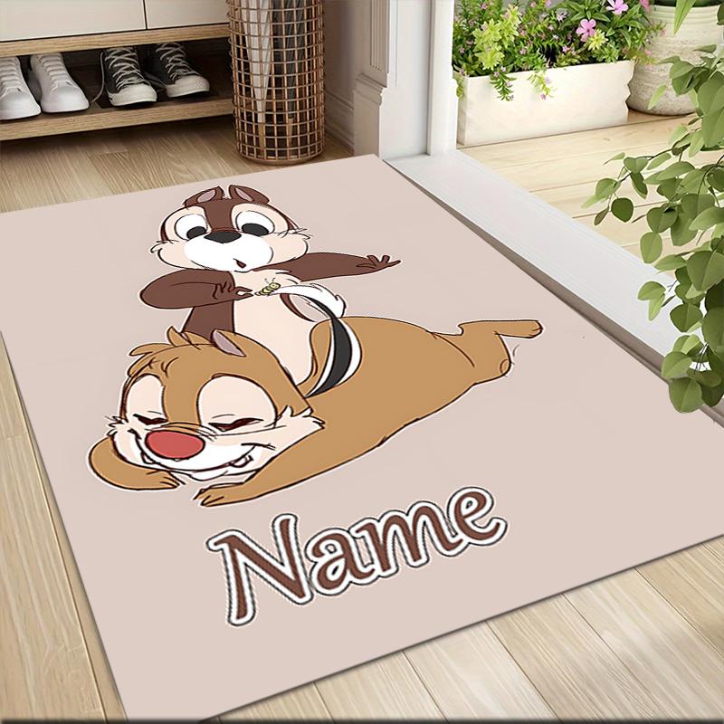 Custom Name Chip 'n' Dale Adventure Carpet Rug Customizable Soft Washable Anti-Slip Home Living Room Sofa Mats Personalized Rug. 0909390