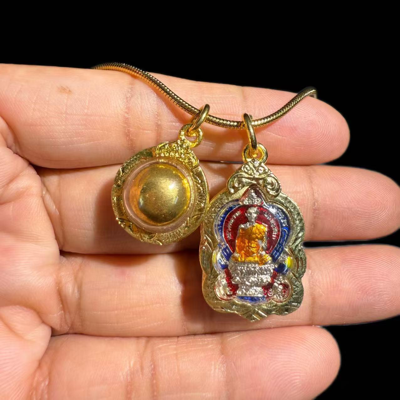 Thai Buddhist Mini Rui Ye Rice-Sucking Star Necklace Set - Authentic Thai Brand
