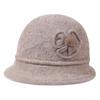 Hat Female Autumn and Winter Elderly Person Scarf Warm Middle and Old Lady Winter Rabbit Wool Mother Wool Hat Fleece Basin Hat