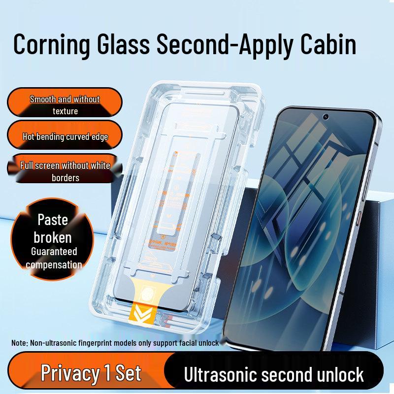 Xiaomi 17T Pro Anti-Fingerprint Privacy Screen Protector for Dust-Free Compartments