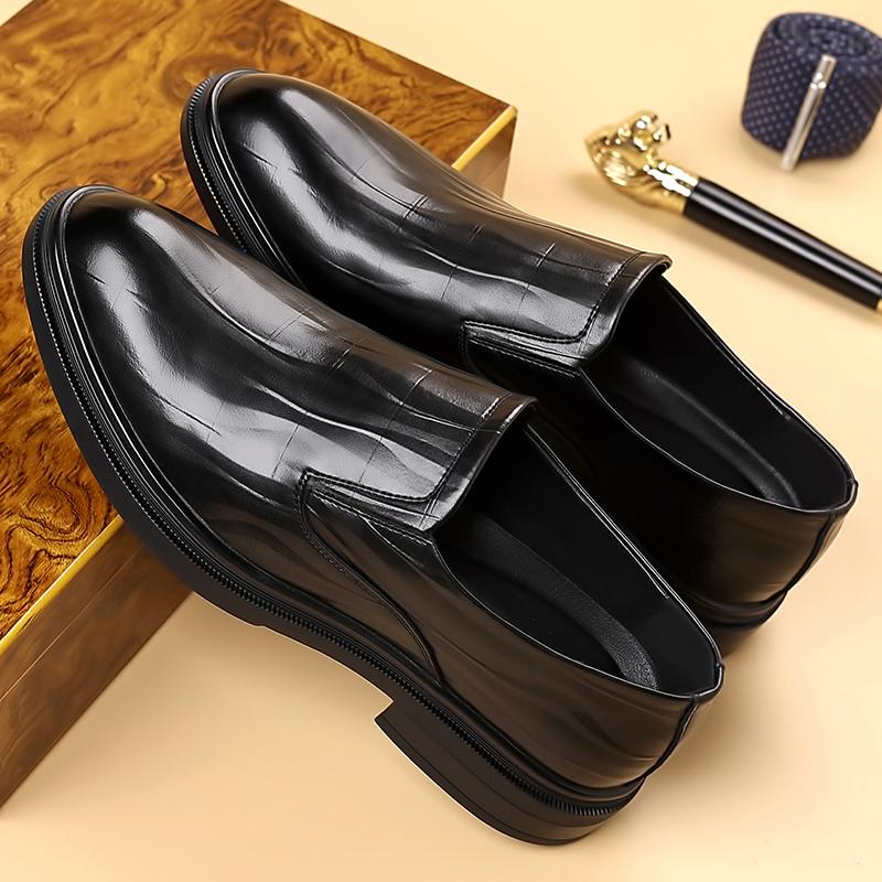 Fashion Stylish Casual Leather Man Loafers New Arrival Mens Casual Shoes Lightweight Business Shoes Handmade Slip on Flats Driving Shoes
