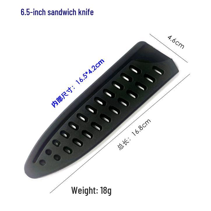 European & American Style Black Universal Knife Sheath - Double Twill PP Plastic, 16 Models