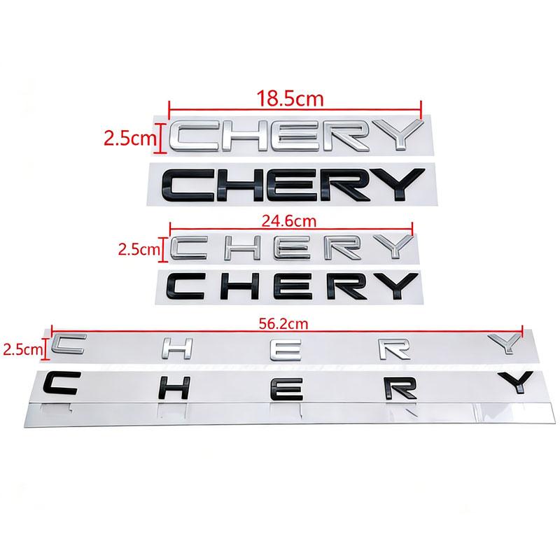 CHERY trunk mark car stickers for CHERY series English alphabet sign rear tail labels car boot emblem refit car accessories PP9