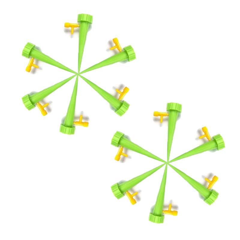 6/12/18/24/30pcs Auto Drip Irrigation Watering Device Self-Watering Dripper Kits Garden Household Flower Automatic Waterer Tool