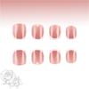 Press on Nail with 3D Flower Designs False Nail French Tips for Women Seeking Unique Valentine's Day Appearance