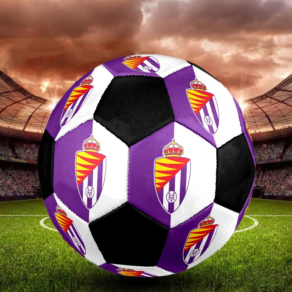 Villarreal Indoor Soccer Ball Colorful Machine Stitched PVC Size 5 Team Training Competition Ready Durable High-Bounce Cool Sports Gift