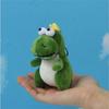 12cm malý dinosaurus Plyšové hračky Panenka Vycpané zvíře Ornament Přívěsek Taška Přívěsek na klíče Doplňky do auta Dárek Dívka
