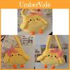 Small Plush Yellow Duck Handbag With Ruffled Bow For Daily Fashion And Casual Use