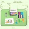 Washable Kids Art Pad Silicone Art Board Travel Friendly Painting Mat For Children Creativity