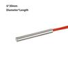 Durchmesser 6/8/10/12mm Elektrische Heizrohrformen Edelstahl 60/80/120/150/200/250W Einzelkopfform Trockenlauf 220V
