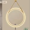 Round Makeup Bathroom Mirror Lights Portable Touch Led Bathroom Mirrors Wall Mounted Home Improvement