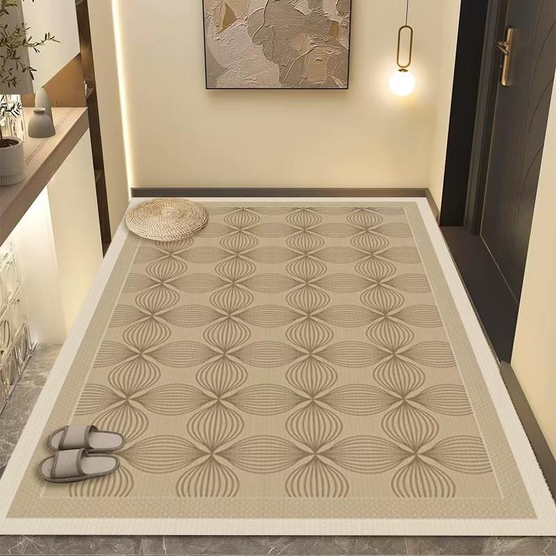 Door Floor Mat, Silicone Crystal Carpet, Door Entrance, Dirt-Resistant And Easy To Take Care Of, Can Be Cut, Non-Slip, Door Floor Mat