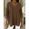 Spring New Arrival Women's Street Fashion Denim V-neck Top for Women Cross-border