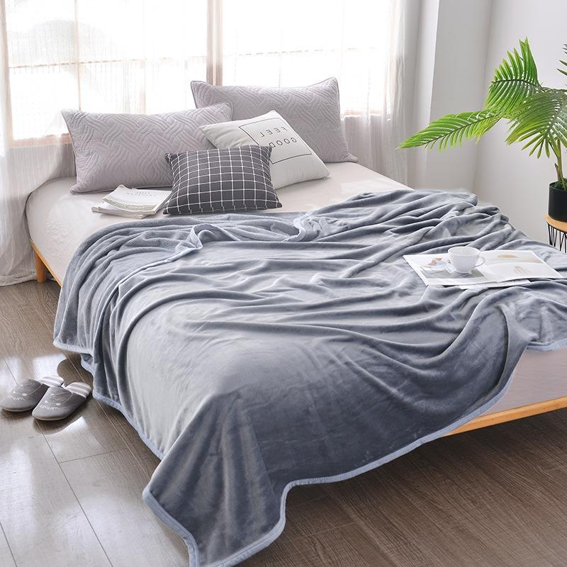 Thick Milk Velvet Blanket Double Bed Bedding Soft and Skin Friendly Home Textile Multiple Styles To Choose From Machine Washable Not Easy Shed Hair
