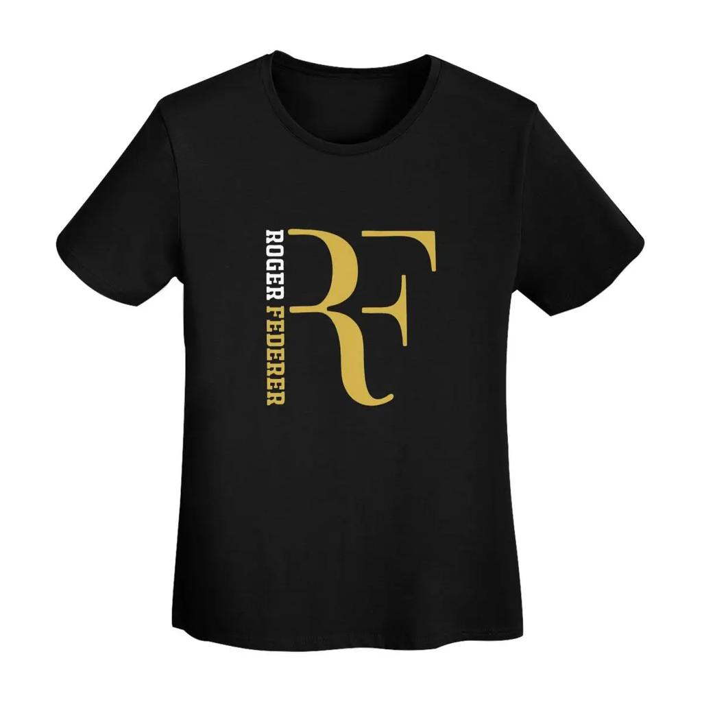 Roger Federer TShirt Women Short Sleeve T Shirts Crew Neck Clothing Cotton Summer Tees Streetwear