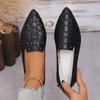 Women's Flats Casual Pointed Toe Single Shoes Female 2025 Spring Summer New Slip-on Flat Breathable Shallow Shoes Zapatos Mujer