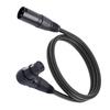 Right-Angle XLR To Straight XLR Cable, Wide Compatibility, Stable Connection, XLR Adapter Cable for Recording Rooms (1.8m/5.9ft)