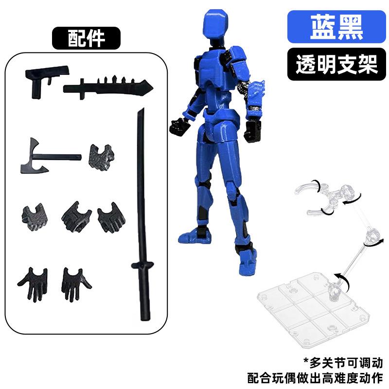 Upgraded Stand Lucky 13 Figure Toys Dummy 3D Printed Movable Shapeshift Robot Action Model DIY Mannequin Decompress Boy Gift
