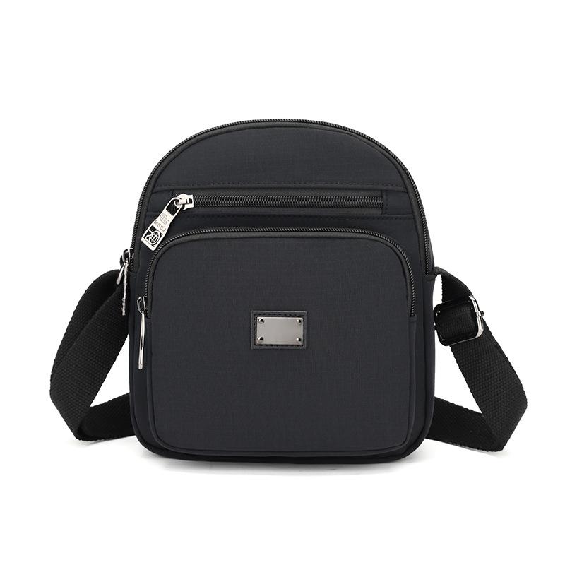 

Многослойная водоотталкивающая сумка кроссбоди женская мини-сумка через плечо сумка для мамы чёрный