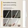 Magnetic LED Reading Light with 3 Colors Adjustable USB Charging Stylish White Design Suitable for Office Desks and Wardrobes